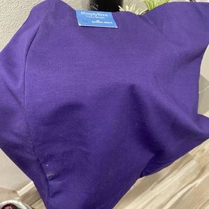 A beautiful short skirt in purple color.